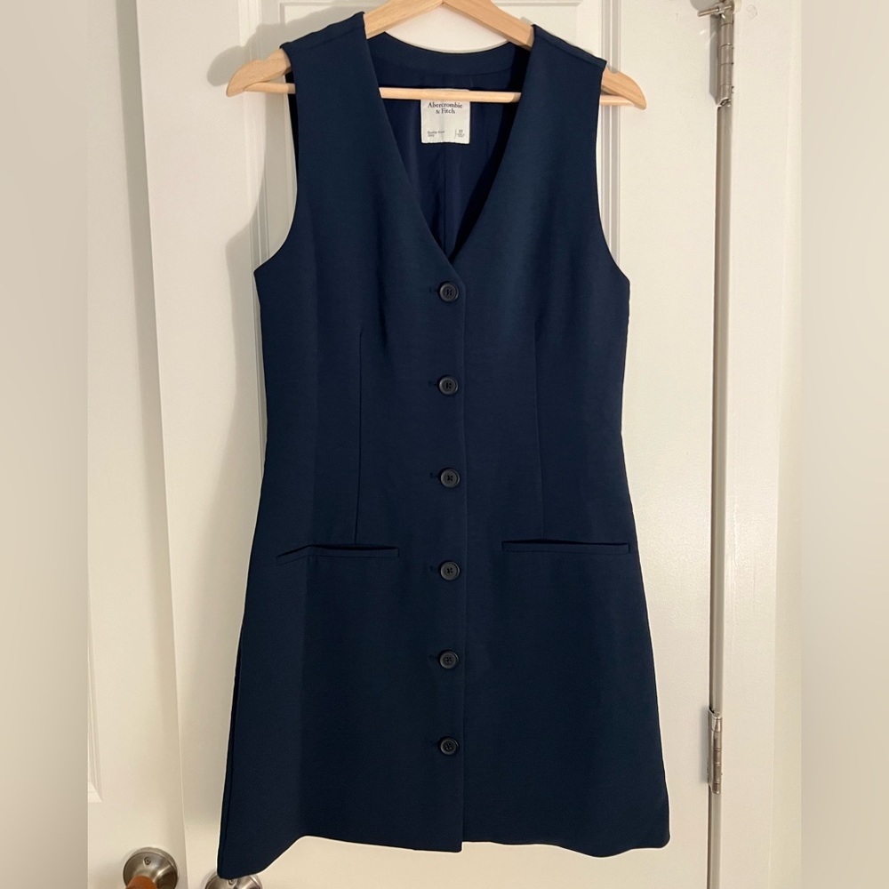 Abercrombie & Fitch | Vest Mini Dress | Navy
